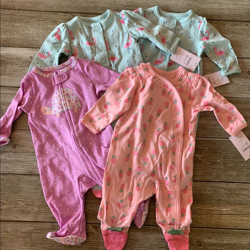 4 footie pajamas